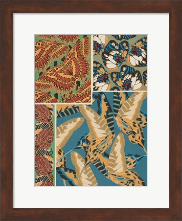 Framed Decorative Butterflies IV Print