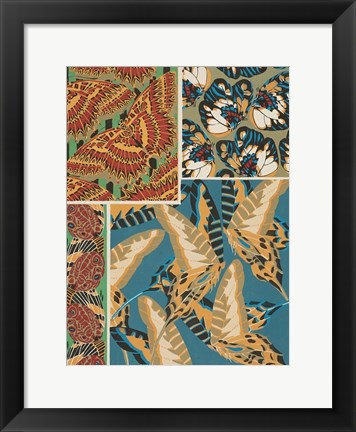 Framed Decorative Butterflies IV Print