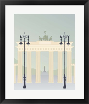 Framed Travel Europe--Brandenburger Print