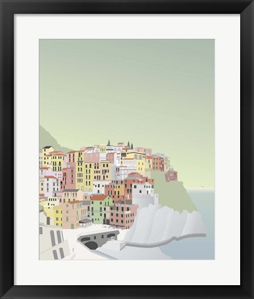 Framed Travel Europe--Manarola Print