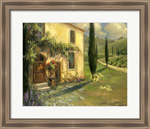 Framed Scenic Italy I Print