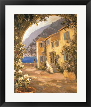 Framed Scenic Italy VIII Print