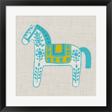 Framed Decorative Burro II Print