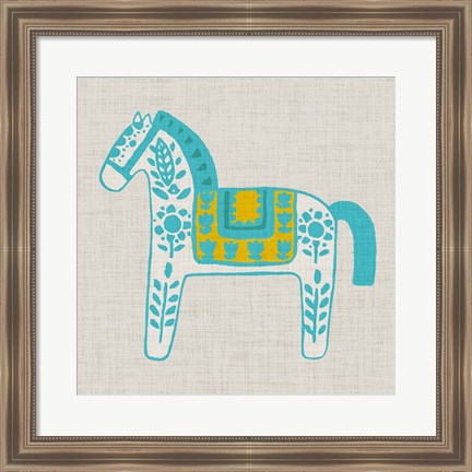 Framed Decorative Burro II Print