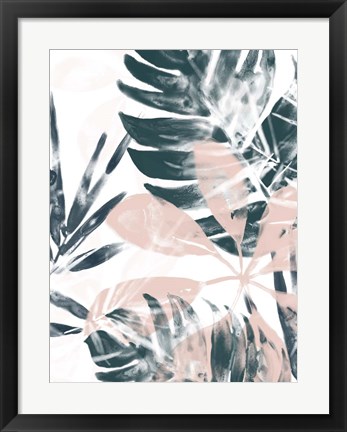 Framed Tropical Blush II Print