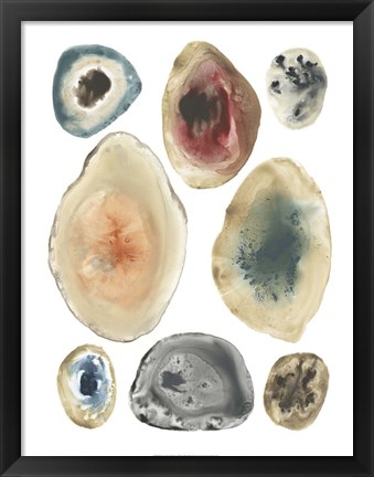 Framed Geode Collection III Print