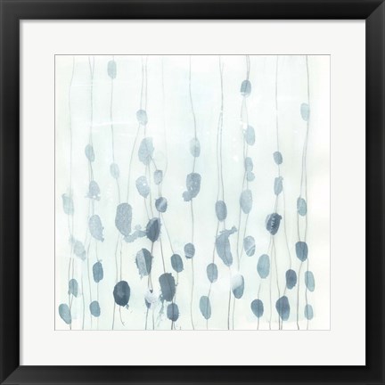 Framed Indigo Threads III Print