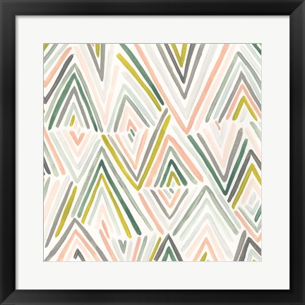 Framed Tropic Tribal I Print