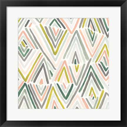 Framed Tropic Tribal IV Print