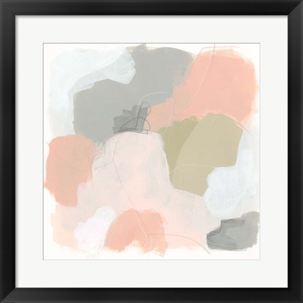 Framed Pink Cloud I Print