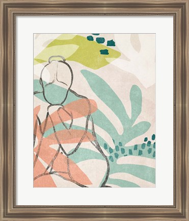 Framed Tropical Nude III Print