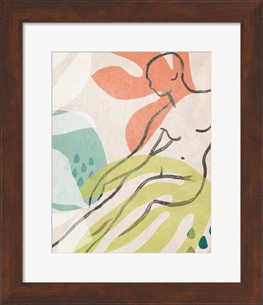 Framed Tropical Nude IV Print