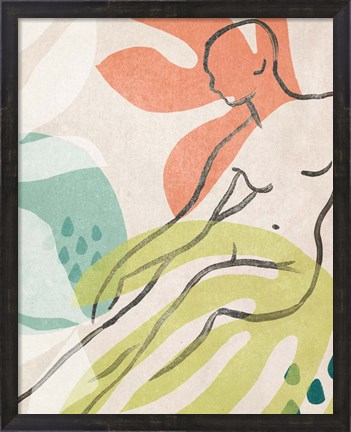 Framed Tropical Nude IV Print