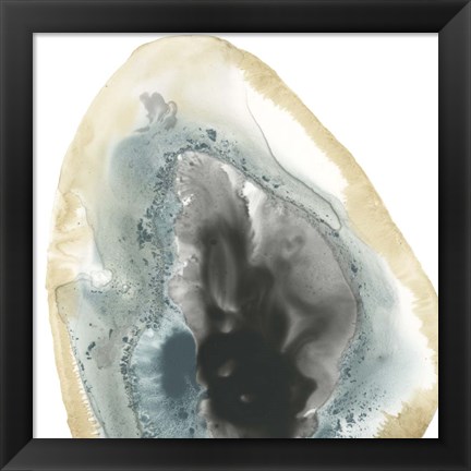 Framed Cropped Geodes III Print