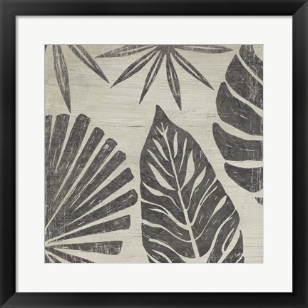 Framed Tribal Palms III Print