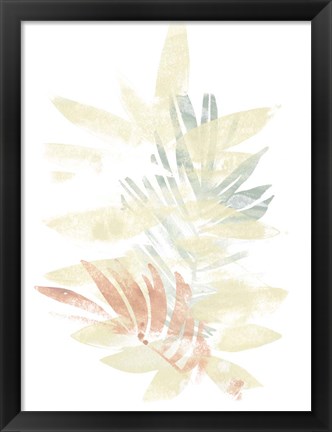 Framed Pastel Tropics II Print