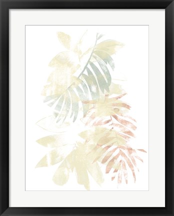 Framed Pastel Tropics III Print