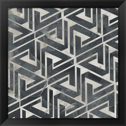 Framed Neutral Tile Collection II Print