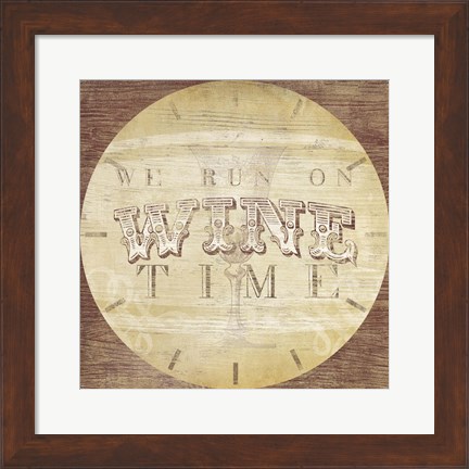 Framed Beverage O&#39;Clock IV Print