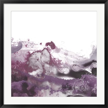 Framed Orchid Wave III Print