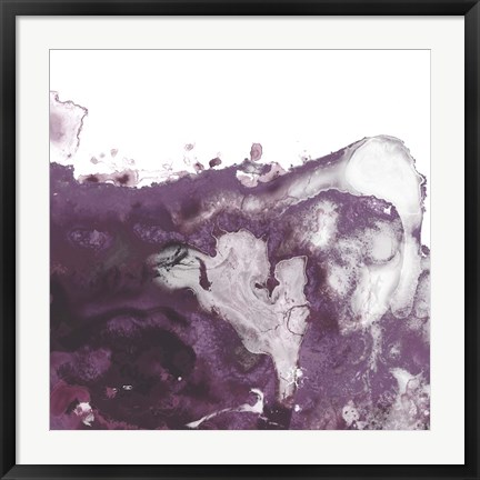 Framed Orchid Wave I Print