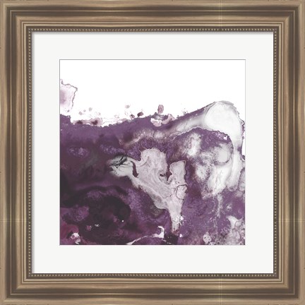 Framed Orchid Wave I Print