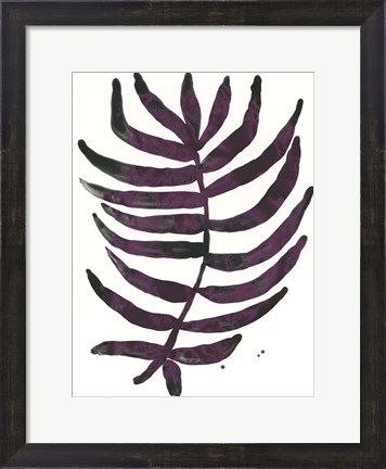 Framed Foliage Fossil VI Print