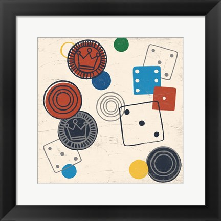 Framed Game Time IV Print