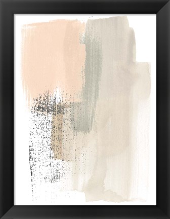 Framed Blush Abstract I Print