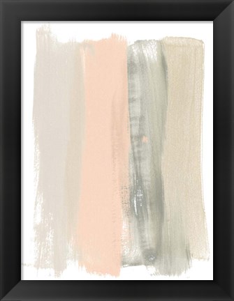 Framed Blush Abstract II Print