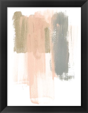 Framed Blush Abstract IV Print