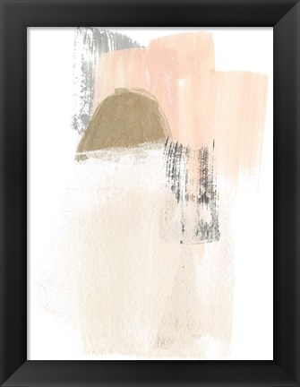 Framed Blush Abstract V Print