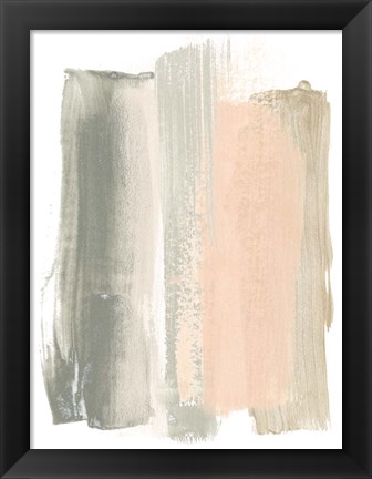 Framed Blush Abstract VIII Print