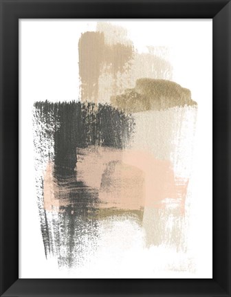 Framed Blush Abstract IX Print