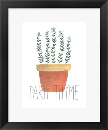 Framed Punny Plant IV Print