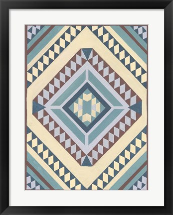 Framed Tribal Structure II Print