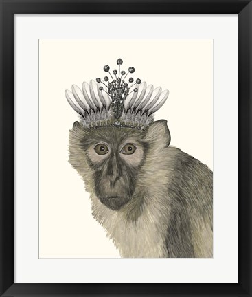 Framed Majestic Monkey I Print