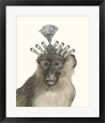 Framed Majestic Monkey II Print