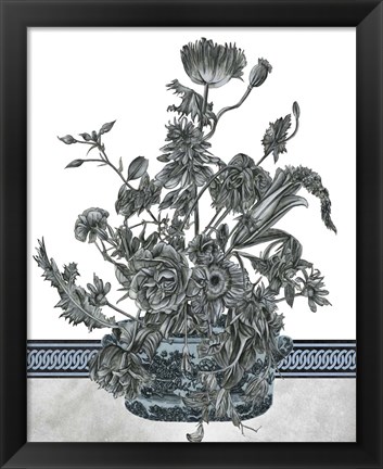 Framed Bouquet in China I Print