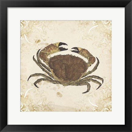 Framed La Mer Shellfish II Print