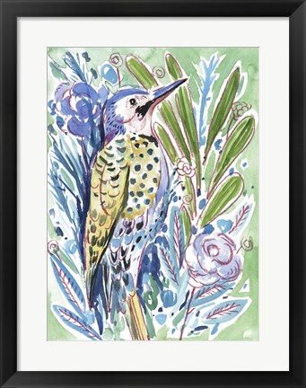 Framed Tropical Portrait III Print