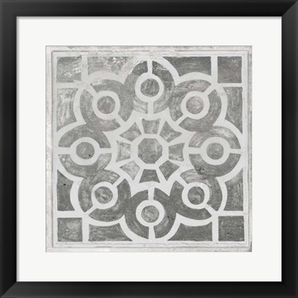 Framed Antique Garden Gate III Print