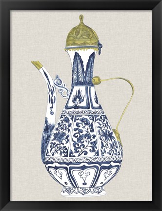 Framed Antique Chinese Vase II Print