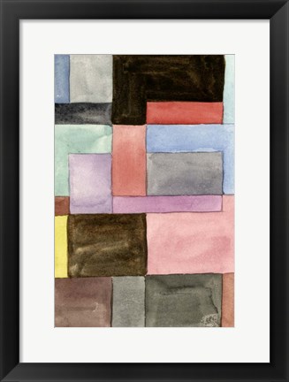 Framed Primary Blocks II Print