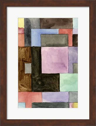 Framed Primary Blocks IV Print