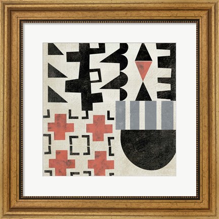 Framed Geo Tile IV Print