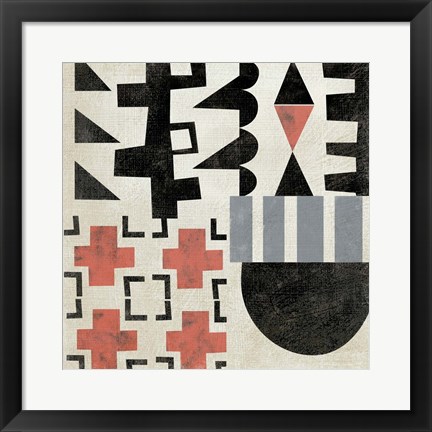 Framed Geo Tile IV Print