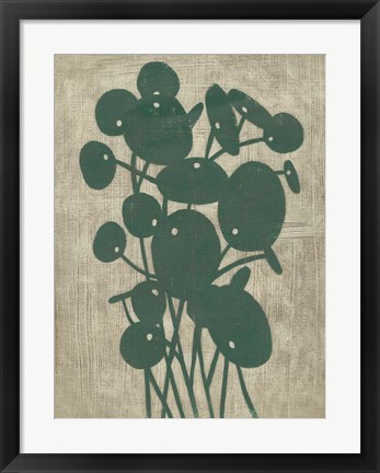 Framed Vintage Greenery IV Print