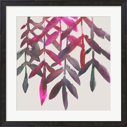 Framed Fuchsia Vine II Print