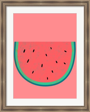 Framed Fruit Party VIII Print